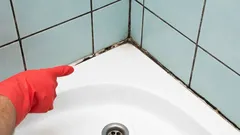 Schimmelflecken in den Fugen entfernen: Schritt-für-Schritt-Anleitung mit Natron und Essig